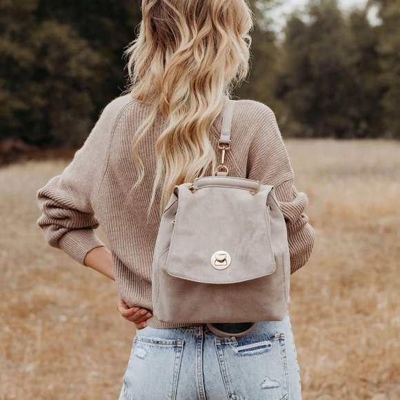 JANINE BACKPACK - DOVE GREY - Picture 2 of 6